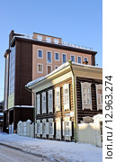 Город Тюмень, улица Сакко, 39. Памятник архитектуры 19 века (2013 год). Редакционное фото, фотограф Александр Тараканов / Фотобанк Лори