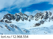Silvretta Alps winter view (Austria). Стоковое фото, фотограф Юрий Брыкайло / Фотобанк Лори
