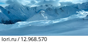 Silvretta Alps winter view (Austria). Panorama. Стоковое фото, фотограф Юрий Брыкайло / Фотобанк Лори