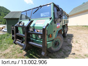 Югославский военный автомобиль TAM-110 для экскурсий в Черногории (2015 год). Редакционное фото, фотограф Алексей Гусев / Фотобанк Лори