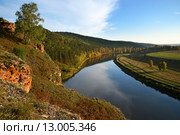 Река Юрюзань. Башкортостан. Стоковое фото, фотограф Сергей Костарев / Фотобанк Лори