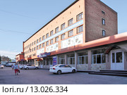 Гостиница "Кристалл" в Богородицке, Тульская область (2015 год). Редакционное фото, фотограф Илюхина Наталья / Фотобанк Лори