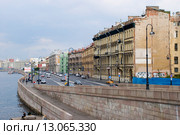 Воскресенская набережная (Набережная Робеспьера). Санкт-Петербург (2015 год). Редакционное фото, фотограф Александр Щепин / Фотобанк Лори