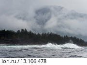 Waves in the Pacific Ocean, Skeena-Queen Charlotte Regional District, Haida Gwaii, Graham Island, British Columbia, Canada. Стоковое фото, фотограф Keith Levit / Ingram Publishing / Фотобанк Лори