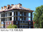 Литые простенки каркасного дома. Стоковое фото, фотограф Анатолий Матвейчук / Фотобанк Лори