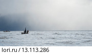 Fishing boat in the Pacific Ocean. Стоковое фото, фотограф Keith Levit / Ingram Publishing / Фотобанк Лори