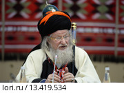 Талгат Таджуддин - председатель Центрального духовного управления мусульман, верховный муфтий России, Шейх-уль-ислам (2013 год). Редакционное фото, фотограф Mikhail Erguine / Фотобанк Лори
