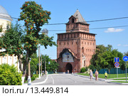 Коломна. Пятницкая башня Коломенского кремля. (2015 год). Стоковое фото, фотограф Ирина Быстрова / Фотобанк Лори
