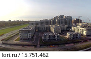 Балтийская жемчужина, новостройки, район Петербурга, аэросъемка (2015 год). Редакционное видео, видеограф Всеволод / Фотобанк Лори