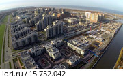 Балтийская жемчужина, новостройки, район Петербурга, аэросъемка (2015 год). Редакционное видео, видеограф Всеволод / Фотобанк Лори
