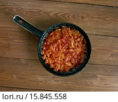 Balkan Baked Beans. Стоковое фото, фотограф Александр Fanfo / Фотобанк Лори