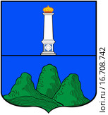 Герб города Костяков 1778 г. Ульяновская область. Стоковая иллюстрация, иллюстратор Владимир Макеев / Фотобанк Лори