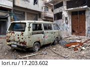 Сирийский город Хомс после выхода из него боевиков (2014 год). Редакционное фото, фотограф Кочнева Анхар / Фотобанк Лори