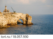 Побережье полуострова Тарханкут, Крым (2009 год). Стоковое фото, фотограф Николай Голицынский / Фотобанк Лори