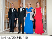 Official visit to Poland paid by His Majesty the King of the Belgians and Her Majesty the Queen of the Belgians. Reception hosted by His Majesty the King of the Belgians and Her Royal Majesty the Queen of Belgium. Редакционное фото, агентство BE&W Photo / Фотобанк Лори