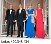 Official visit to Poland paid by His Majesty the King of the Belgians and Her Majesty the Queen of the Belgians. Reception hosted by His Majesty the King of the Belgians and Her Royal Majesty the Queen of Belgium. Редакционное фото, агентство BE&W Photo / Фотобанк Лори
