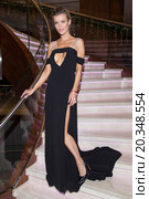 Joanna Krupa in sexy black dress at polish premiere of new Renault cars. Редакционное фото, агентство BE&W Photo / Фотобанк Лори
