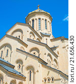 Exterior of Sameba church, Tbilisi. Стоковое фото, фотограф Ivan Tykhyi / PantherMedia / Фотобанк Лори