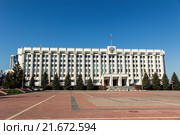Дом Правительства Самарской области (Белый дом), Самара 2015 год (2013 год). Стоковое фото, фотограф Михаил Синякин / Фотобанк Лори