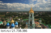 Троице-Сергиева Лавра. Съемки с коптера. MOV. Стоковое видео, видеограф Евгений Ковалев / Фотобанк Лори