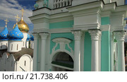 Троице-Сергиева Лавра. Съемки с коптера. MOV. Стоковое видео, видеограф Евгений Ковалев / Фотобанк Лори