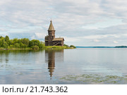 Россия, Карелия,  Кондопога. Онежское озеро. Успенская церковь. (2015 год). Стоковое фото, фотограф Александр Циликин / Фотобанк Лори