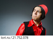 Man wearing red fez hat. Стоковое фото, фотограф Elnur / Фотобанк Лори