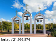 Звонница Никольского собора. Валуйки. Россия (2015 год). Стоковое фото, фотограф Сергей Лаврентьев / Фотобанк Лори