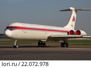 Самолет Ил-62М авиакомпании Air Koryo на стоянке в аэропорту Шереметьево (2015 год). Редакционное фото, фотограф Sergey Kustov / Фотобанк Лори