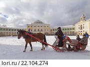 Павловск. Катание на лошадях (2016 год). Редакционное фото, фотограф Валентина Качалова / Фотобанк Лори