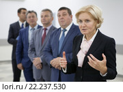 Ольга Юрьевна Голодец - зампред правительства РФ (2015 год). Редакционное фото, фотограф Максим Коломыченко / Фотобанк Лори