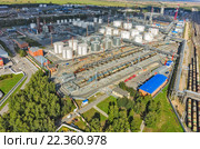Антипинский нефтеперерабатывающий завод. Тюмень (2015 год). Редакционное фото, фотограф Сергей Буторин / Фотобанк Лори