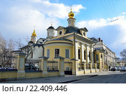 Храм во имя Священномученика Антипы Епископа Пергамского на Колымажном дворе, Москва. Редакционное фото, фотограф Овчинникова Ирина / Фотобанк Лори