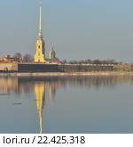 Вид на Петропавловский собор. Петербург (2016 год). Стоковое фото, фотограф Александр Алексеев / Фотобанк Лори