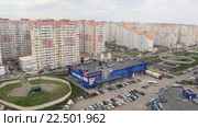 Панорама нового микрорайона на Восточно-Кругликовской улице города Краснодар (2016 год). Редакционное видео, видеограф Олег Хархан / Фотобанк Лори
