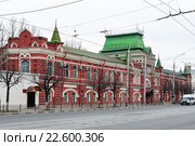 Город Тула, Вид на военную прокуратуру Тульского гарнизона пасмурным днём на улице Советская дом 13 (2016 год). Стоковое фото, фотограф Игорь Низов / Фотобанк Лори