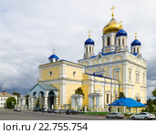 Вознесенский собор. Город Елец (2015 год). Редакционное фото, фотограф Алексей Голубенко / Фотобанк Лори