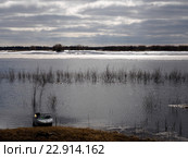 Ледоход на реке Колва, Усинский район, Коми. Стоковое фото, фотограф Сергей Гаврилов / Фотобанк Лори