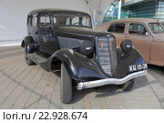 ГАЗ-М1 "Эмка" 1939 года выпуска (2016 год). Редакционное фото, фотограф Игорь Долгов / Фотобанк Лори