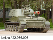 Советская самоходная гаубица 2С3 "Акация" (2016 год). Редакционное фото, фотограф Перевалов Николай / Фотобанк Лори
