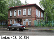 Дом купца А. К. Кузьбожева, Сыктывкар, (2016 год). Редакционное фото, фотограф Алексей Гусев / Фотобанк Лори