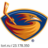 Эмблема хоккейного клуба " Atlanta Thrashers "(1999-2011) Редакционная иллюстрация, иллюстратор Владимир Макеев / Фотобанк Лори