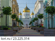 Обновлённый переулок Соборный (2016 год). Стоковое фото, фотограф Борис Панасюк / Фотобанк Лори