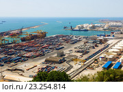 Industrial port of Barcelona (2014 год). Редакционное фото, фотограф Яков Филимонов / Фотобанк Лори