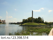 Стрелка слияния рек Оки и Орлика (2016 год). Стоковое фото, фотограф Александр Плахов / Фотобанк Лори
