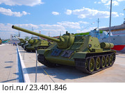 Самоходная артиллерийская установка СУ-85 (2016 год). Редакционное фото, фотограф Megapixx / Фотобанк Лори