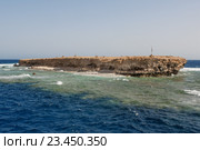 Маленький остров и риф в Красном море. Египет. Стоковое фото, фотограф Некрасов Андрей / Фотобанк Лори