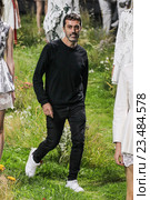 PARIS, FRANCE - OCTOBER 07: Creative director Giambattista Valli walks the runway during the Moncler Gamme Rouge show as part of the Paris Fashion Week Womenswear Spring/Summer 2016 on October 7, 2015 in Paris, France. Редакционное фото, фотограф Anton Oparin / Фотобанк Лори