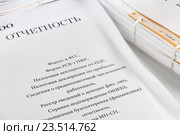 Документы налоговой отчетности (2016 год). Редакционное фото, фотограф Юрий Шурчков / Фотобанк Лори