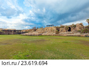 Руины античной гавани, Кесария Маритима (2013 год). Стоковое фото, фотограф Ростислав Агеев / Фотобанк Лори